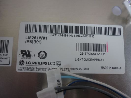 LM201W01-SLA3 LG. LCD 20.1&quot; 1680 ((RGB) × 1050 Temperatura de armazenamento: -20 ~ 60 °C