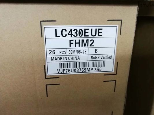 EXPOSIÇÃO INDUSTRIAL 51PPI de ×1080 300cd/m2 LCD de LC430EUE-FHM2 LG Display 43&quot; 1920 (RGB)