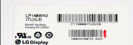 LP140WH2-TLL2 EXPOSIÇÃO INDUSTRIAL do LCD do ² 1366×768 200 cd/m do LG Display 14,0 de”