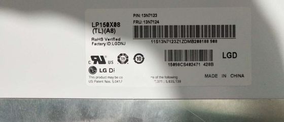 15.0&quot; 1024x768 150cd/m2 Tft Lcd Screen 85PPI LP150X08-TLA8 45/45/15/35 (tipo.)