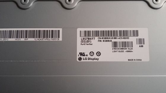 LM270WF7-SSB1 LG Display 27,0&quot; EXPOSIÇÃO INDUSTRIAL de 1920×1080 250cd/m2 LCD