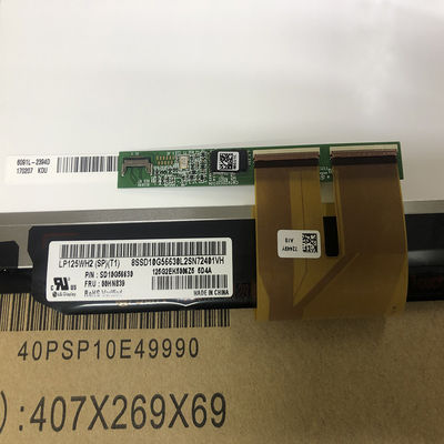 12,5 em 1366 painéis de exposição 300cd/M2 de x768 Lcd 125PPI LP125WH2-SPT1