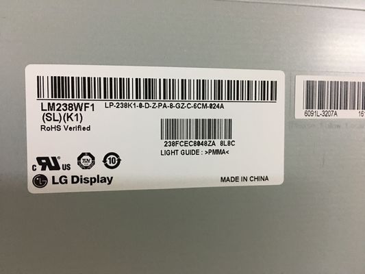 23,8 painel industrial FHD 92PPI LM238WF1-SLA1 da polegada 250cd/M2 LCD