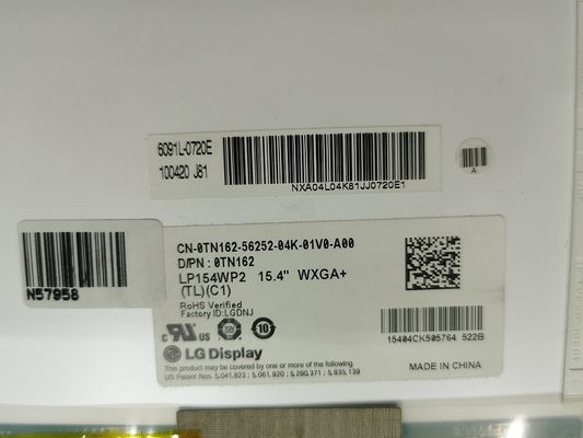 LP154WP2-TLC2 LG Display 15,4” 1440 (RGB) EXPOSIÇÕES INDUSTRIAIS do LCD do ² de ×900 300 cd/m