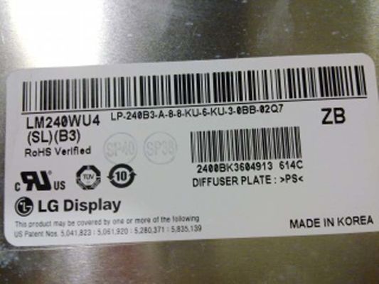 EXPOSIÇÃO INDUSTRIAL do LCD do ² de ×1200 400 cd/m de LM240WU4-SLB3 LG Display 24,0&quot; 1920 (RGB)