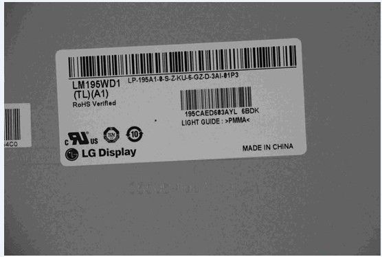 LM195WD1-TLA1 LG Display 19,5” 1600 (RGB) EXPOSIÇÕES INDUSTRIAIS do LCD do ² de ×900 250 cd/m