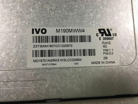 LM190WX2-TLK1 LG Display 19,0” 1440 (RGB) EXPOSIÇÕES INDUSTRIAIS do LCD do ² de ×900 250 cd/m