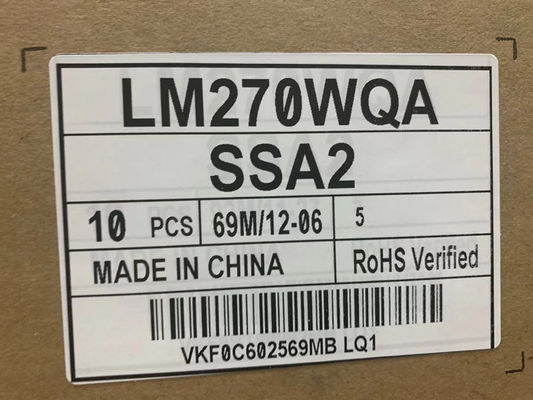 Cd/m de LM270WQA-SSA2 LG Display 27,0&quot; 2560 (RGB) EXPOSIÇÃO INDUSTRIAL do LCD do ² de ×1440 400