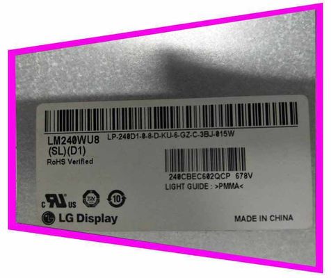 EXPOSIÇÃO INDUSTRIAL do LCD do ² de ×1200 300 cd/m de LM240WU8-SLD1 LG Display 24,0&quot; 1920 (RGB)