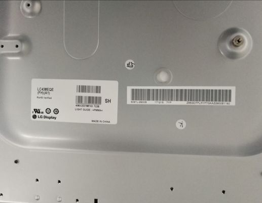 3840×2160 103PPI WLED TFT Display 350cd/m2 LC430EQE-FHA1 43&quot;89/89/89/89 (tipo.)