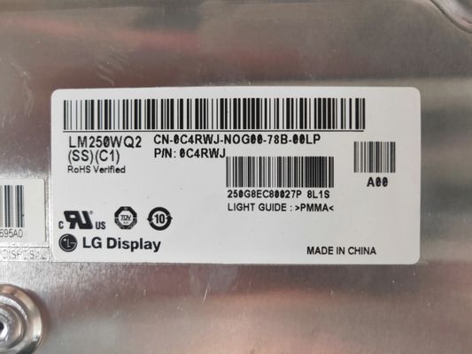 Cd/m de LM250WQ2-SSC1 LG Display 25,0&quot; 2560 (RGB) EXPOSIÇÃO INDUSTRIAL do LCD do ² de ×1440 300