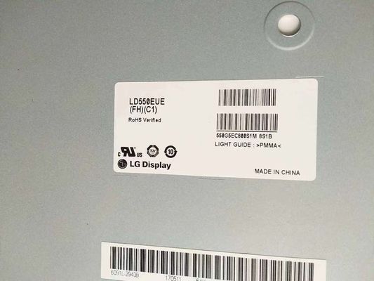 55&quot; 80PPI 3840×2160 WLED TFT Display 500cd/m2 LD550EQE-FKA1 89/89/89/89 (tipo)
