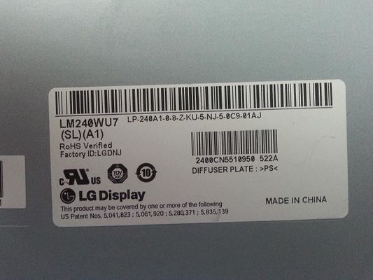1920×1200 400cd/m2 Quadrado Tft Display 94PPI LM240WU7-SLB3 89/89/89/89 (tipo.)