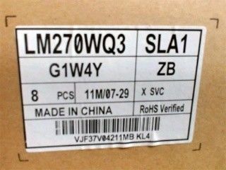 Cd/m de LM270WQ3-SLA1 LG Display 27,0&quot; 2560 (RGB) EXPOSIÇÃO INDUSTRIAL do LCD do ² de ×1440 350