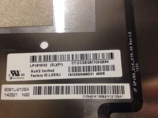 o quadrado Tft de 360cd/m2 149PPI indica 10,1” 1280×800 LP101WX2-SLA1