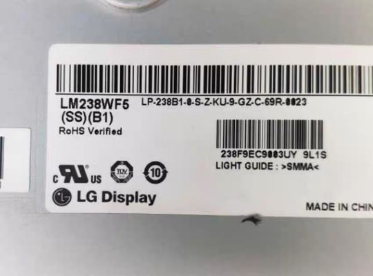 EXPOSIÇÃO INDUSTRIAL do LCD do ² de ×1080 250 cd/m de LM238WF5-SSB1 LG Display 23,8&quot; 1920 (RGB)