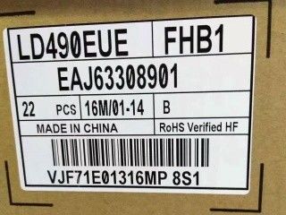 Display LG 49&quot; 450cd/m2 Display LCD WLED 45PPI LD490EUE-FHB1 89/89/89/89 (tipo.)