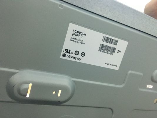 47&quot; 1920×1080 400cd/m2 46PPI Quadrado Tft Screen LC470DUH-PGF1 89/89/89/89 (tipo.)