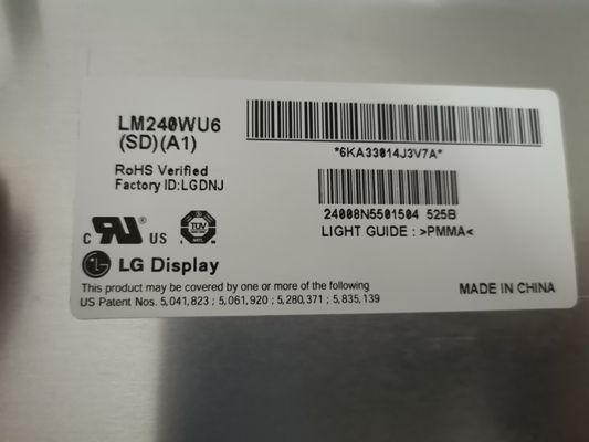 WUXGA 94PPI 320cd/m2 Painel LCD TFT 24,0&quot; LM240WU6-SDA1 89/89/89/89 (tipo)