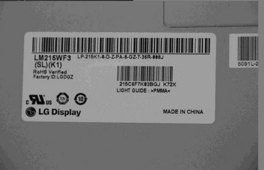 Painel industrial 250cd/m2 LM215WF3-SLK1 1920×1080 WLED de 102PPI LCD