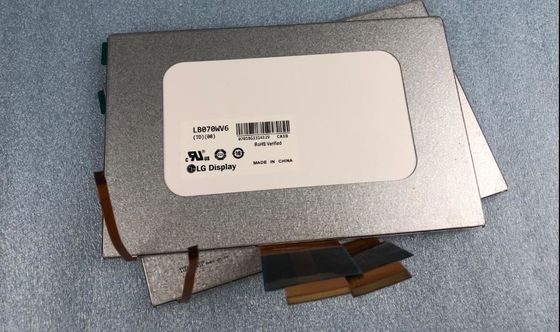 7.0&quot; 800×480 350cd/M2 134PPI Quadrado Tft Screen LB070WV6-TD08 65/65/50/60 (tipo.)