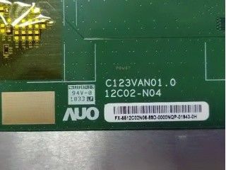Simetria 12.3&quot; Displays TFT para automóveis C123VAN01.0 RSDS 80/80/80/80 (tipo.)