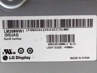 20,0 de” painéis industriais CSHD 111PPI LM250WW1-SSA2 250cd/M2 NTSC Lcd